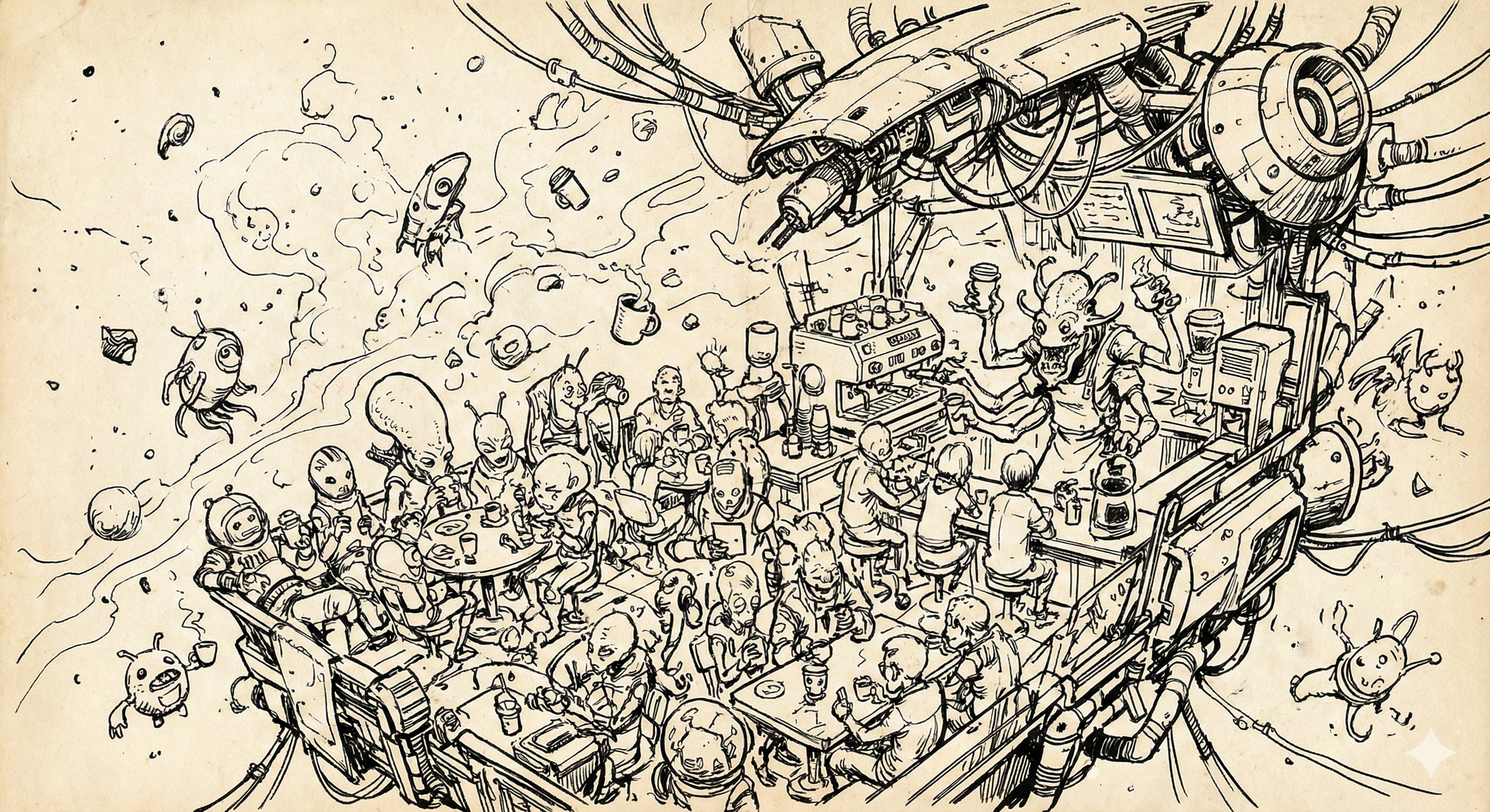 Kim Jung Gi's Coffee Shop